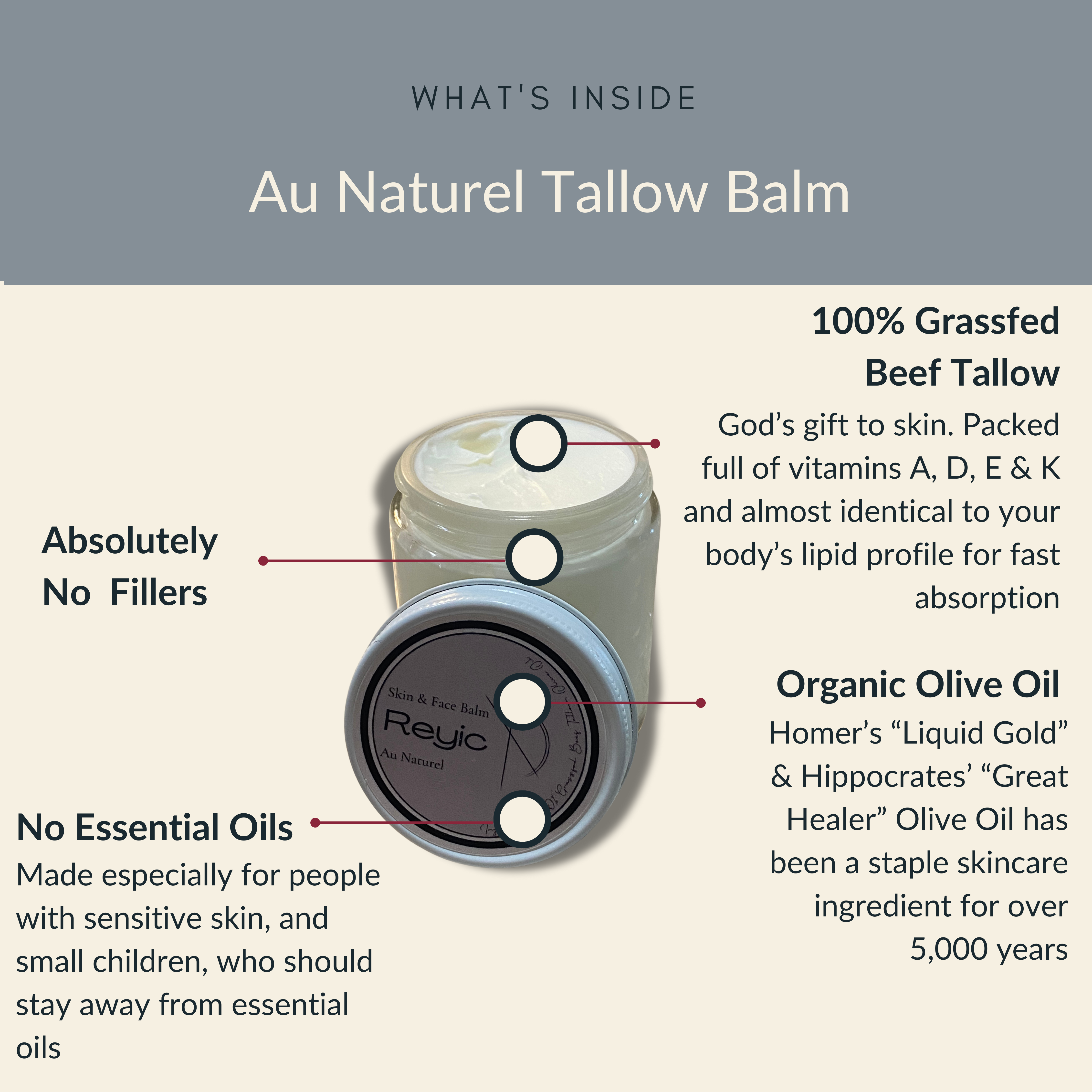 Au Naturel Tallow Balm