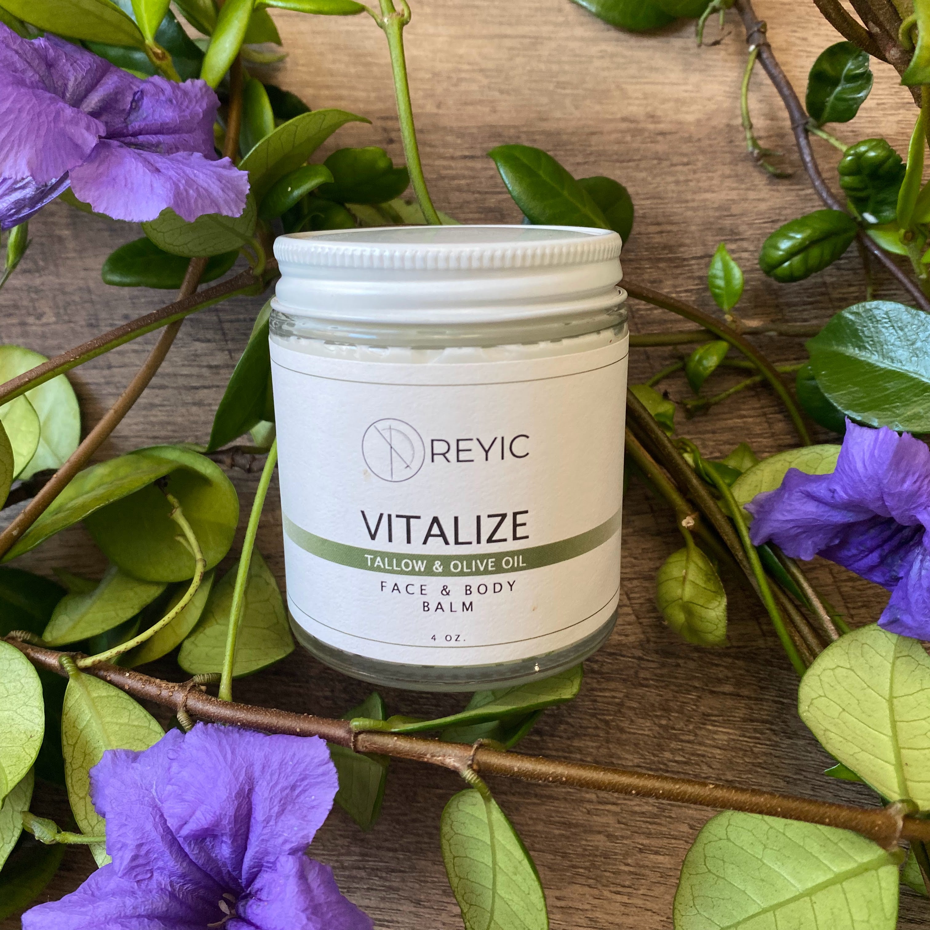 Vitalize 100% Grassfed Organic Tallow Balm – Reyic